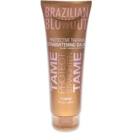 Brazilian Blowout Acai Protective Thermal Straightening Balm for Unisex, 8 Ounce