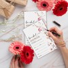 Fbitey Boho Bridal Shower Invitations, Spring Floral Invites with Envelopes,