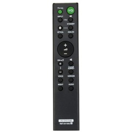 New RMT-AH100U RMTAH100U Remote Control Compatible with Sony Sound Bar Speaker System HT-CT180 SA-CT180 SA-WCT180 HTCT180 SACT180 SAWCT180 (1-492-930-11)(149293011)