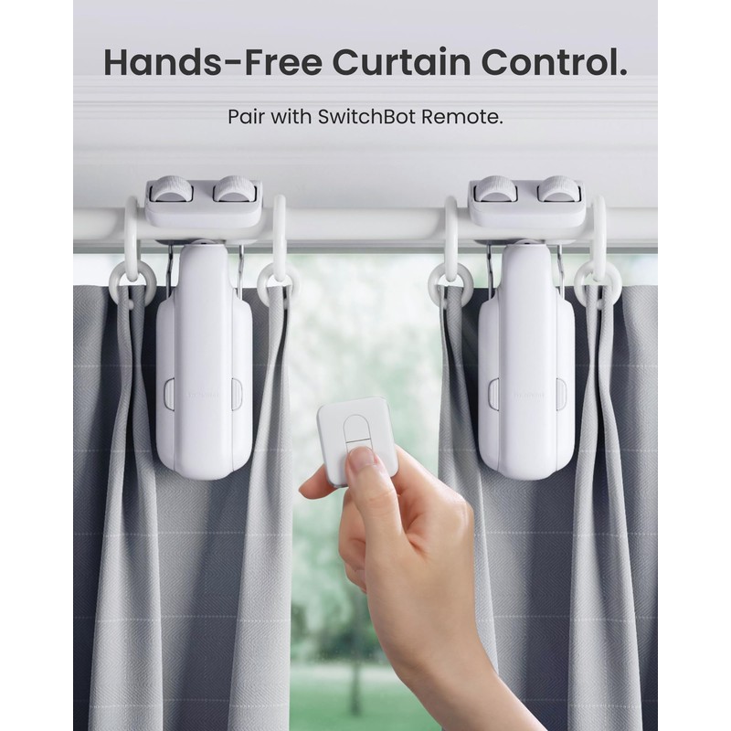 2025 Automatic Curtain Opener 3 Rod - Bluetooth Remote Control