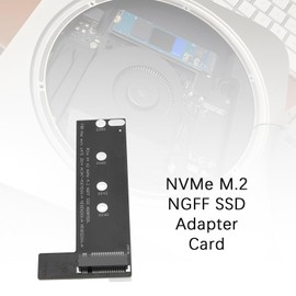 Create idea Solid Hard Drive Adapter Card NVMe M.2 NGFF SSD Adapter Card L-shaped M-Key SSD Hard Drive Converter Card Compatible with MacBook Mini A1347 MEGEN2 MEGEM2