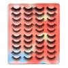 40 Pcs Pestañas Postizas Negras Densas Suaves Livianas