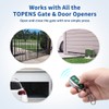 TOPENS M12 Remote Control Key Fobs for Automatic Swing Sliding