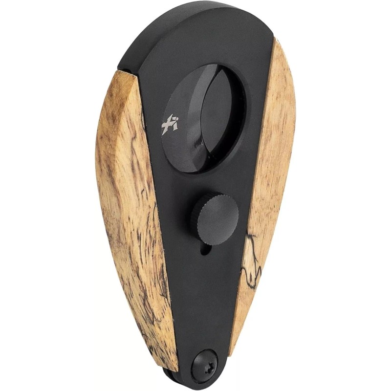 XIKAR Xi3 Spalted Tamarind Cutter, Black Blades, Lifetime Warranty