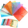 Pack of 10 Document Wallets A5 Filing Colours Document Folder