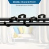 Anndason Heavy Duty Curtain Rod Brackets Double Curtain Rod Brackets