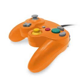 Old Skool Controller Compatible with GameCube/Wii - Orange (Spice)