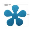 Sanixa Anti-Slip Flower Shaped Stickers, Multicoloured, Set of 6 -