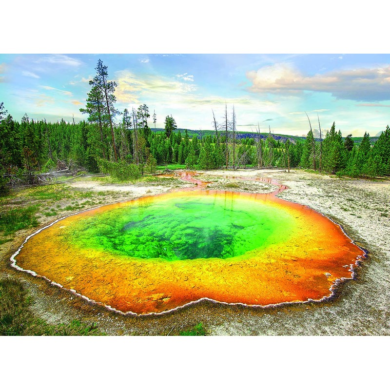 Morning Glory Pool 1000-Piece Puzzle