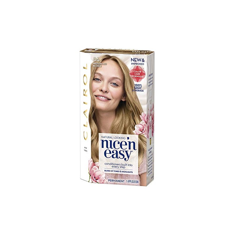 Nice N Easy, Med Ash Blonde 8A, 1 Count