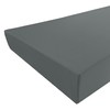 FoamRush 4" x 24" x 75" Gel Memory Foam Seat
