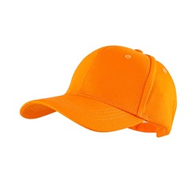 LANGZHEN Baseball Dad Cap 100% Cotton Fits Men Women Classic Adjustable Plain Hat(Structured-Orange)