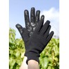 Rhinegold Fleece Lined Gloves-Small-Black