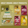 FGO Organic Ginger Tea, 100 Count, Eco-Conscious Tea Bags, Caffeine