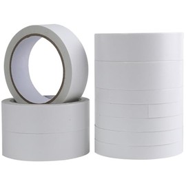 Cinta Adhesiva de Doble Cara Transparente 9 Piezas Multiusos para Manualidades y Oficina Tamaños 08 CM 10 CM y 12 CM Alta Adhesión Adecuado para Scrapbooking y Embalaje