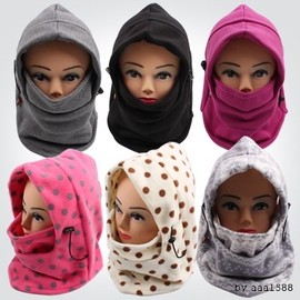 Clearance Kids' Hooded Neck Warmer / Mask / Balaclava / Winter Hat / Ski Hood / Earflap - Wine Kids' Mask/Balaclava/Winter Hat/Ski Hood/Earflap - Black 5ea