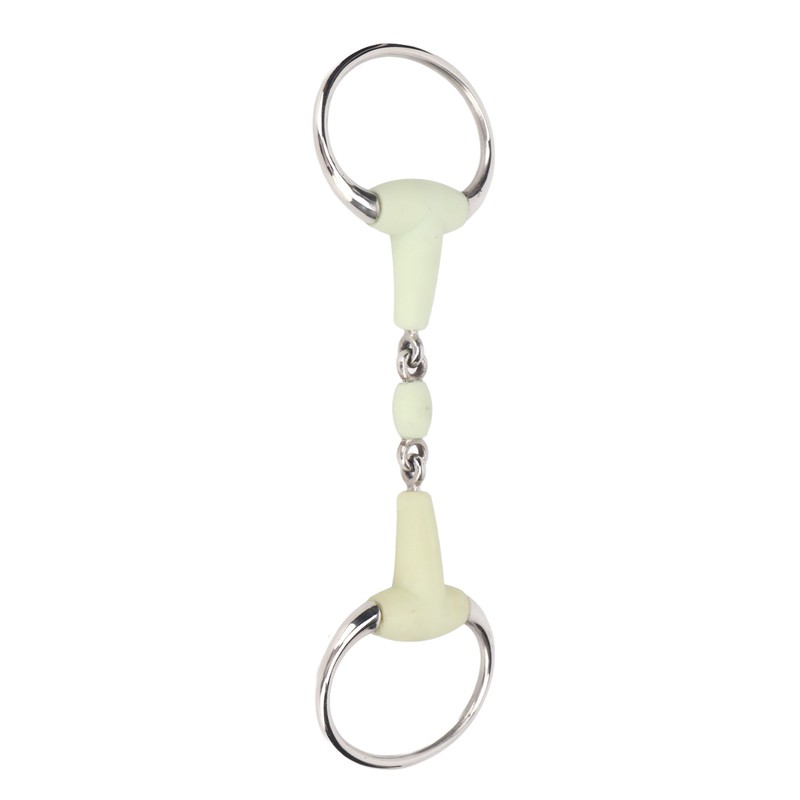 Stainless Steel Horse Bit Apple Flavor Rubber Wrapped Horse Mouth