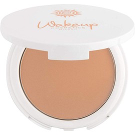 Wakeup Cosmetics - Gesichtspuder, Mattierender Kompaktpuder mit feinem und nicht spürbarem Gefühl, Farbe W4 Flash Rose
