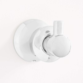 Signature Hardware 446868 Pendleton Single Robe Hook - Chrome