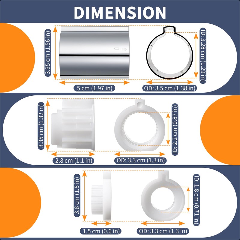 Enhon 2 Pack Stop Tube and Temperature Limit Stop Kit