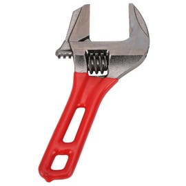 34mm Wide Jaw Adjustable Wrench Dual Purpose Portable Pipe Spanner Repair Tool Comfort Grip