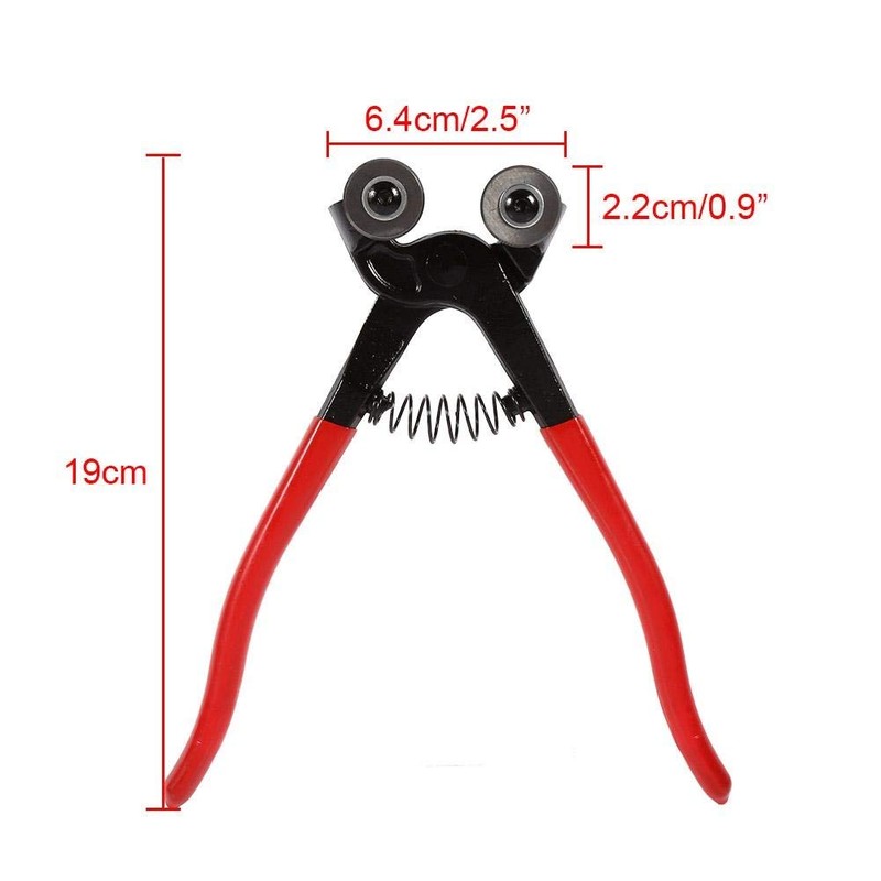 Glass Cutter - Samfox 200mm Heavy-Duty Glass Mosaic Cut Nippers
