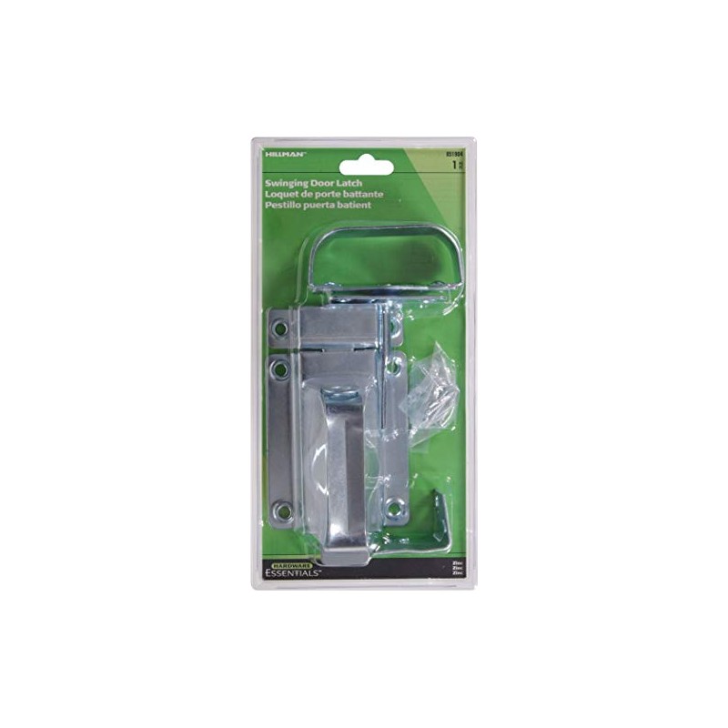 The Hillman Group 851904 Swinging Door Latch- Zinc Plated 1-Pack