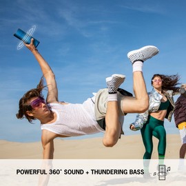 Ultimate Ears Boom 3 Bluetooth Speaker - Immersive 360° Sound, Enhanced Bass, IP67 Waterproof, Dustproof, Drop-Proof, Magic Button - Storm