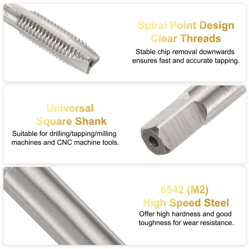 sourcing map M8 x 1.25 H2 Metric Spiral Point Thread