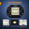 Nilight 2PCS 18W Flood Flush Mount LED Work Light Fog