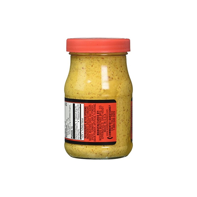 Mr. Mustard Mustard Hot, 7.5 Ounce (Pack of 1)
