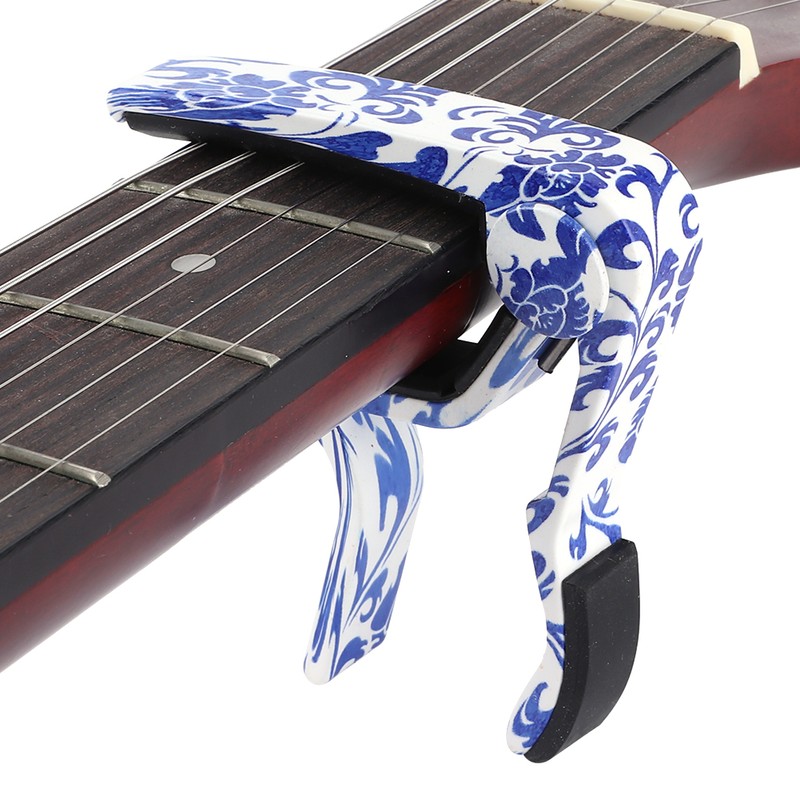 Universal Acoustic Folk Guitar Capo Tuning Clamp Clip Musical Instrument