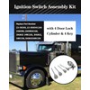 OWNDR Ignition Switch and 4 Door Lock Cylinder with Key