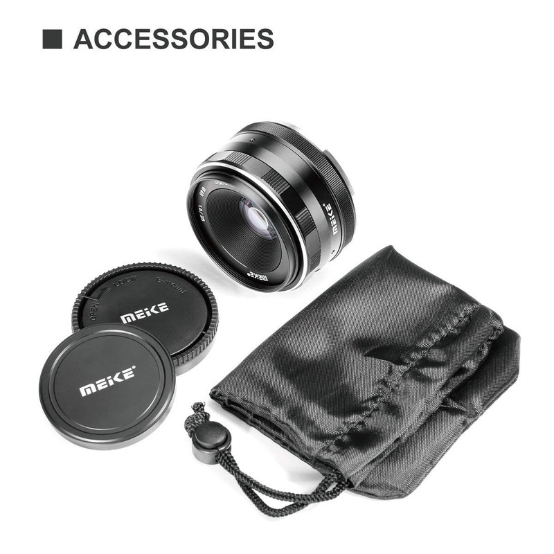Meike 25mm f/1.8 Large Aperture Wide Angle Lens Manual Focus