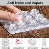 Door Knob Bumper Pads 12PCS Small Clear Door Stopper Wall
