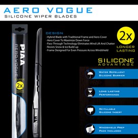 Piaa 96165 Aero Vogue Silicone Wiper Blade - 26" 650mm (Pack of 1)