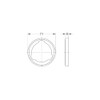 Grohe 27180000 Rainshower Spacer Disk for Misalignment caused by Existing