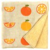 Hamamonyo Washed Towel Handkerchief, Fresh Orange