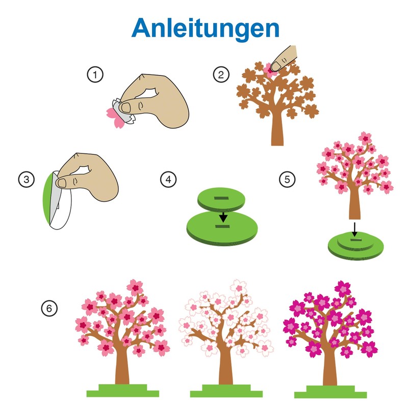 Baker Ross FX950 Spring Blossom Tree Craft Kits - Pack