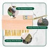 SCRUBIT Moss & Weed Remover Wired Grout Cleaner Brush, Great