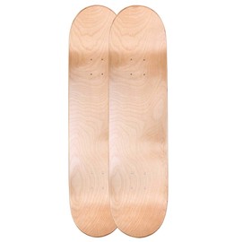 Cal 7 Blank Maple Skateboard Decks| Two Pack (Red, 7.75 inch)