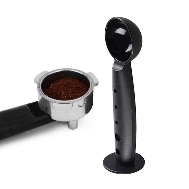 Coffer Tamper, Multifunctional Espresso Tamper with 10g Measuring Spoon, Coffee