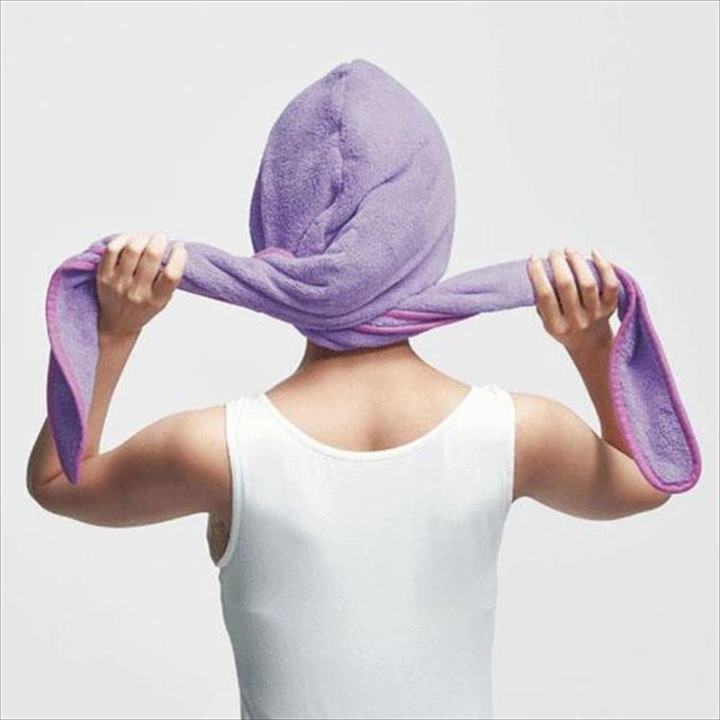 BEAULy Quick Dry Hair Turban, Purple