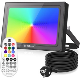 RGB spotlight with remote control MEIHUA