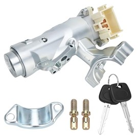 450201211 - Cilindro de bloqueo de interruptor de encendido con llaves para Toyota Corolla 1998-2002, RAV4 1998-2000 reemplazo 45020-38-1 45020-12-11