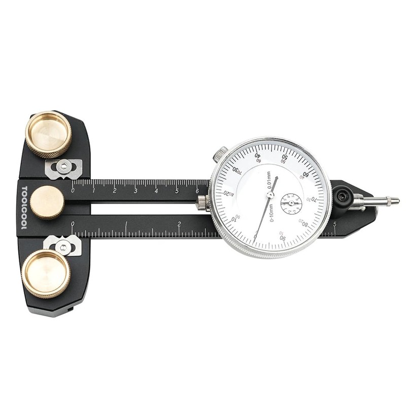 TOOLCOOL Table Saw Alignment Gauge Calibrator Dial Indicator Thin Rip