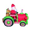 Ace Trding-Four Seasons Air Blown Santa with Tractor Inflatable