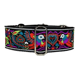 Martingale Dog Collar for Greyhound Saluki Whippet and Other Breeds with Similar Neck 2" Wide (XL 17"-22")