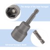 2PCS Trailer Jack Drill Adapter,1/4" Quick Connect RV Leveling Jacks