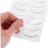 Healeved 10 Sheets Eyelash Stickers for Lower Lash Enhancement Natural